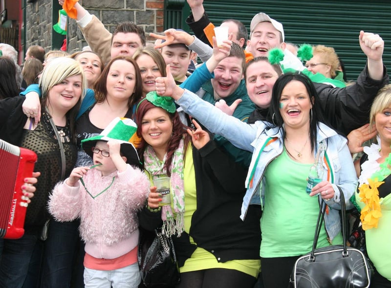 All the way from Coleraine to Kilrea on St Patrick's Day in 2010