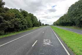 Cookstown dual carriageway where the court heard the offences were detected. Credit: Google Maps