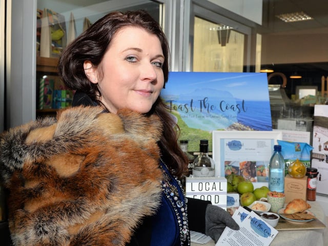 Portia Woods from Toast the Coast dressed for the occasion at the 2017 fair.