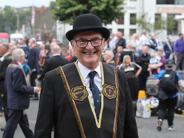 Tommy McAlister enjoying the day in Larne