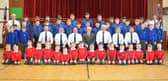 9th Route boys' Brigade Company with Captain Ian Bolton and Chaplin Roy Gaston