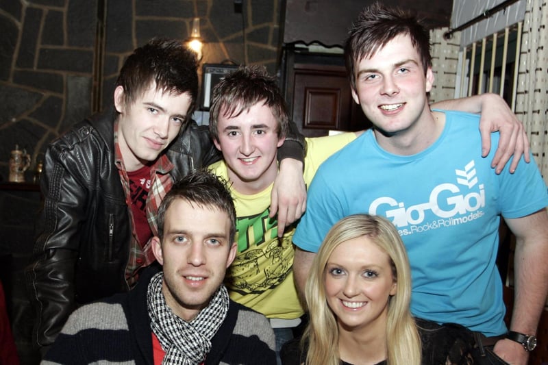 One of the teams who took part in the fun quiz in aid of Children in Need at the Scenic Inn in 2008 who went under the name of 'Scenic Suprises'