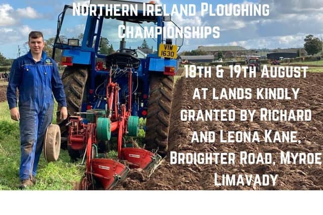The Northern Ireland Ploughing Association will once again hold their International Ploughing Championships this year on lands kindly granted by Richard and Leona Kane, Myroe, Limavady, on 18th and 19th August.  Credit NI Ploughing Association