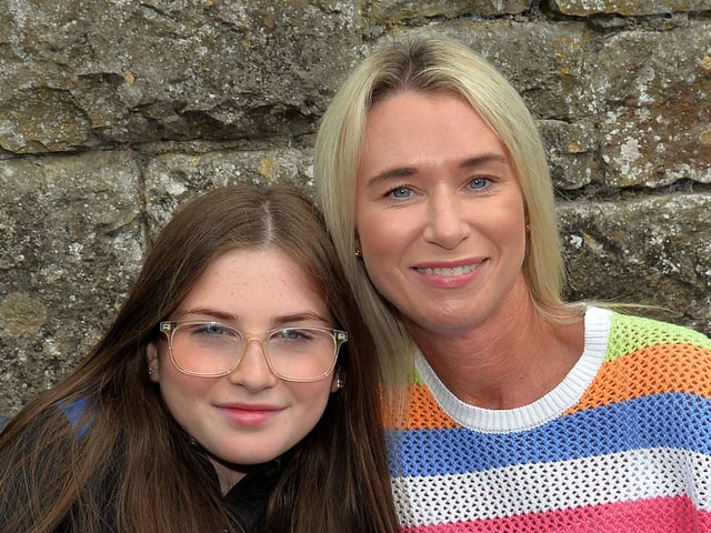 Rachel Ferguson and her mum, Joan pictured in Loughgall for the RBP Last Saturday parade. TH08.