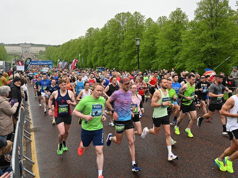 A record number of entrants signed up for this year's Belfast Marathon.