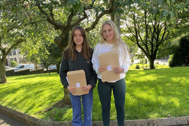Sophie Henderson and Lucy Porter achieved a full complement of A* and A grades.