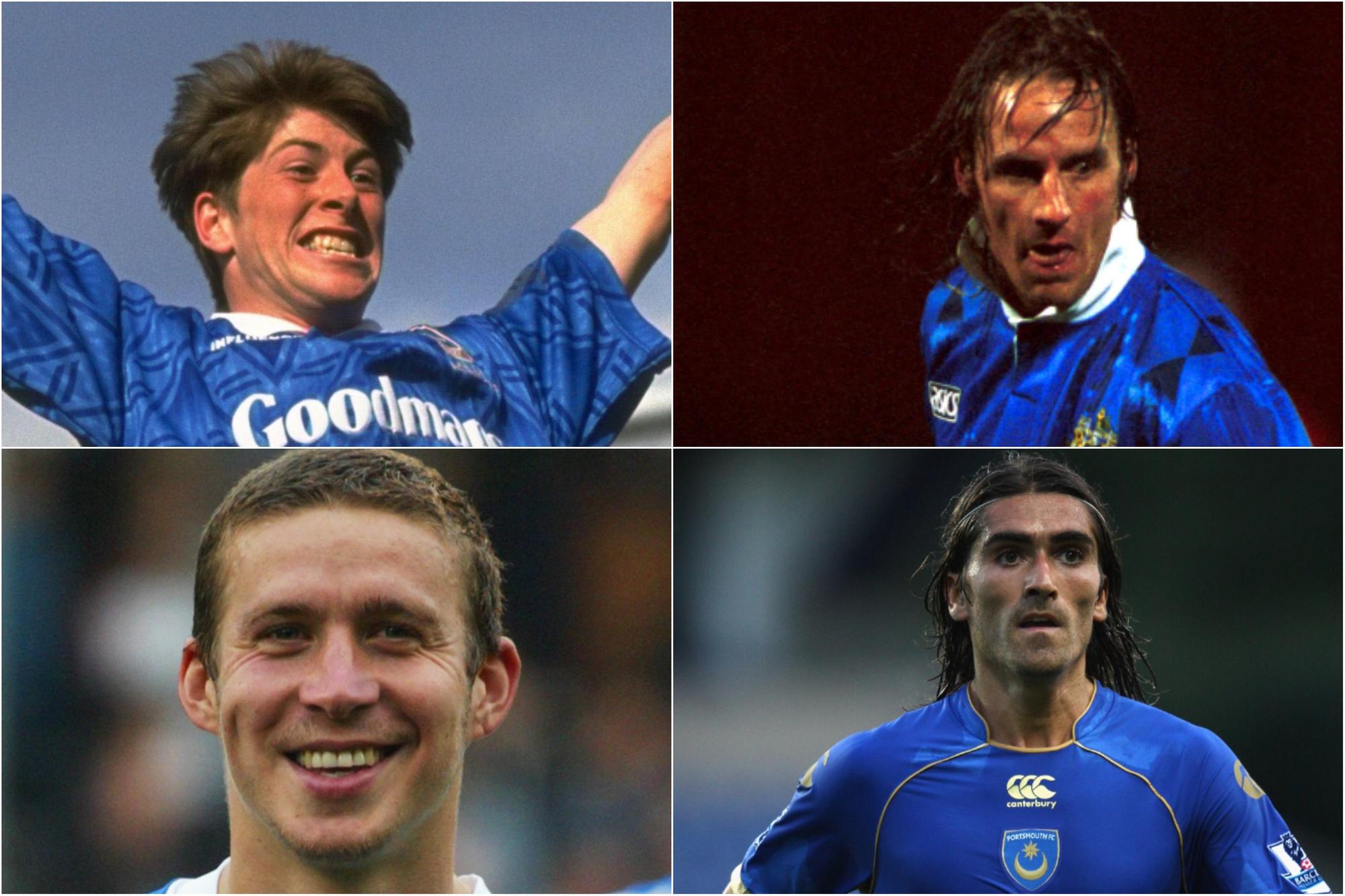 From top left, clockwise: Darren Anderton, Paul Walsh, Pedro Mendes and Sean Davis