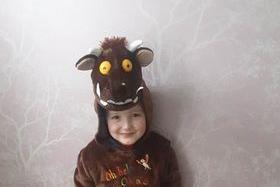 Zachary Acton (5) from Newtownabbey dressed as The Gruffalo.