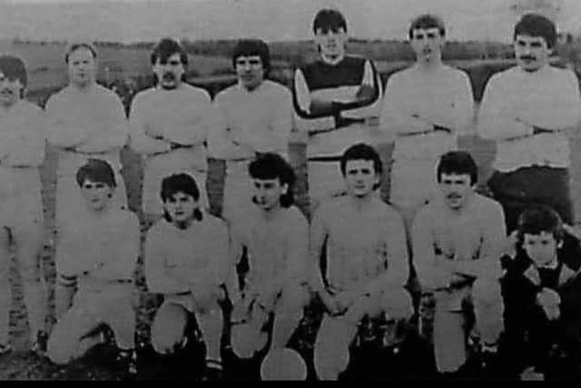 More than 40 years ago Bellaghy had a soccer team but after games it folded | Supplied