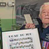 Fred Jennings recently celebrated his 100th birthday at the Ulster Aviation Society. Pic credit: Matt Peters