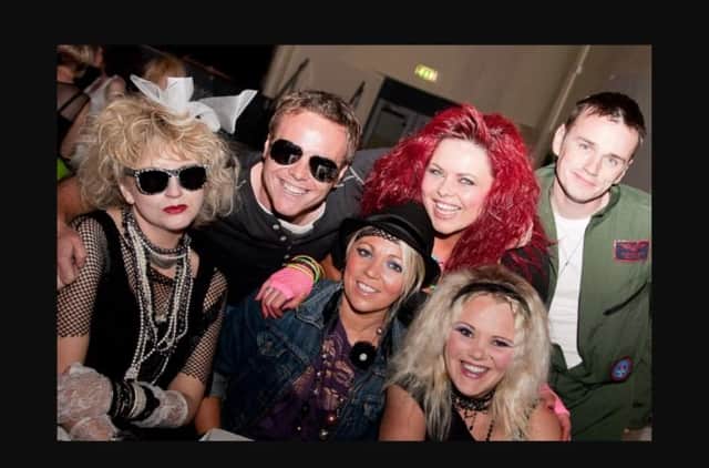 Musical memories at the 80s themed disco in Whitehead in 2010.