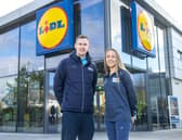 (L-R) Four-time Paralympic athletics champion Michael McKillop MBE and Olympic steeplechase runner Kerry O’Flaherty. CREDIT PAUL SHERWOOD