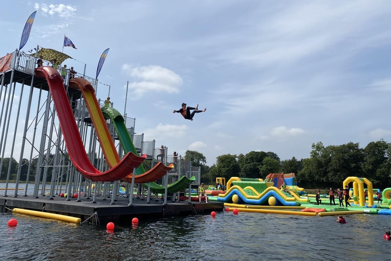 With over 11 acres of fresh water, The Lake is home to an inflatable waterpark where visitors can take on everything from giant icebergs and mega slides to wipeout balls and swirly bridges. You can also try out paddleboarding, kayaking and zip-lining over the water or, for the brave among you, the 40ft tall, 2-level slide The Beast. Suitable for those aged 6 and up. For more information, see https://thelakekilrea.com/