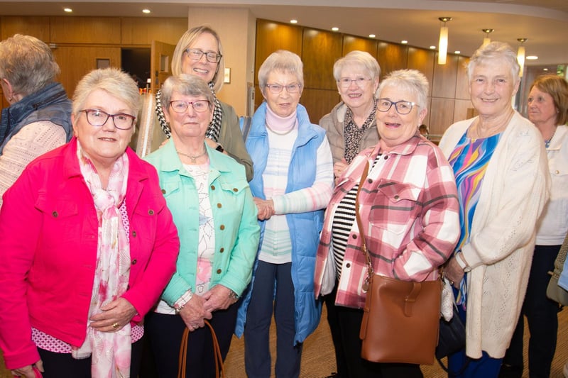 Music fans waiting for the doors to open for the Just Sing Ladies and Children's choirs summer concert to begin at Craigavon Civic Centre on Thursday evening. PT17-201.