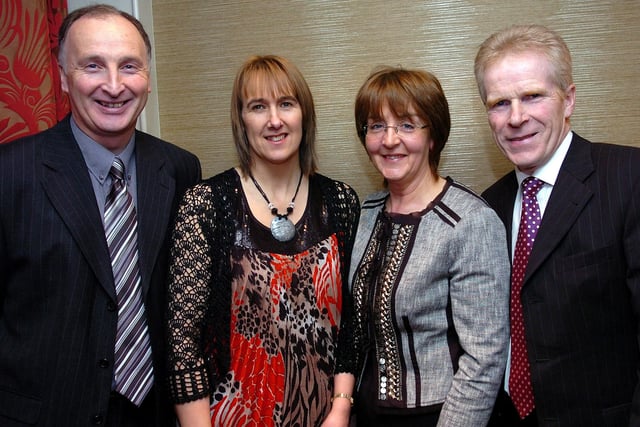 Attending the Ulster Farmers Union dinner held in the Greenvale Hotel were Chris and Jill Stockdale and Reggie and Liz Abernethy.