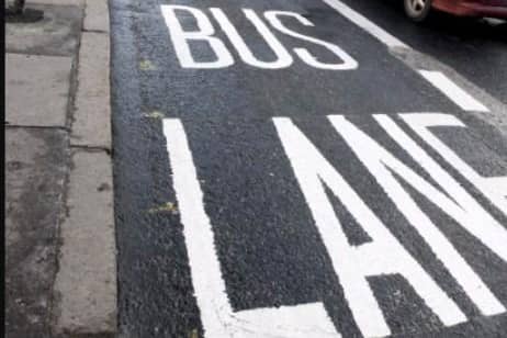 The new restrictions include footways adjacent to a bus lane. Photo: National World