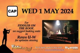 Ballywillan Drama Group became the first amateur company in NI to provide a captioned performance of their show last year. Now they are repeating the success of that initiative by staging  a captioned performance of Fiddler on the Roof on Wednesday, May 1.