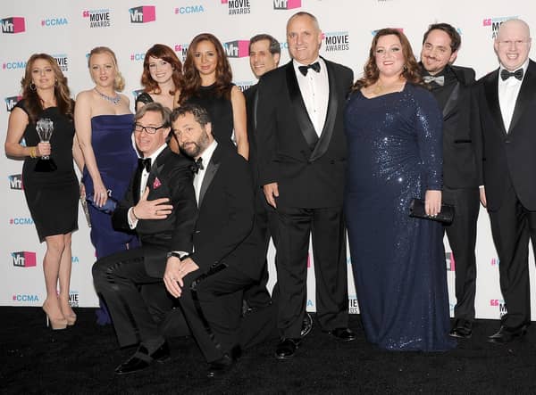 Cast and makers of movie Bridesmaids were winners of Best Comedy Movie Award at Critics' Choice Movie Awards (photo: Jason Merritt/Getty Images)