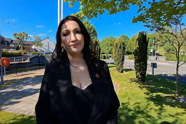 Deputy First Minister Emma Little Pengelly has explained why she described a Stormont job title as "hugely politically embarrassing" for her.