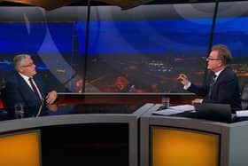 Gavin Robinson faced repeated interruptions during what the DUP have described as a 'bizarre' interview on BBC Northern Ireland.