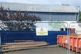 Work is now underway in Mosside on the long-awaited refurbishment of the community ‘barn’, as part of the Covid Recovery Small Settlements Regeneration Programme. Credit Causeway Coast and Glens Borough Council