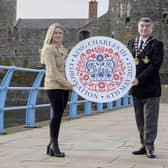 The Mayor of Mid and East Antrim, Alderman Noel Williams, with Councillor Cheryl Brownlee, chair of council’s Coronation Working Group.