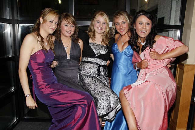 ALL GOOD FUN...Having fun at the North Coast Integrated College formal in 2008  at the Royal Court Hotel are Paige Leigh Timms, Emily Sherman, Lisa Scott, Melissa Henry and Naomi Gearon.
