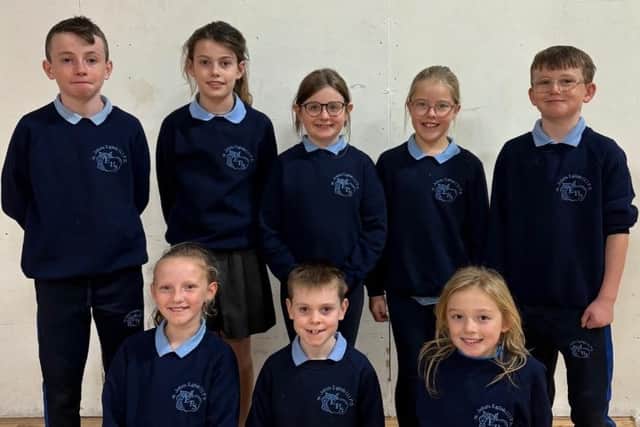 Members of the Student Council at St John's PS, Eglish, Co Armagh.