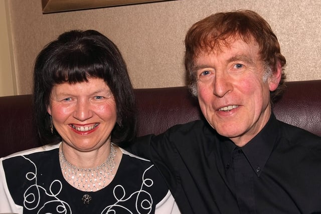 A smile for the camera when they attended the Pancake Tuesday charity event organised by Seamus McNally in 2008, in aid of Cookstown MS Help and Support Group.