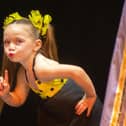 Edie Ashe taking part in the Modern Solo Under 5 years section at Portadown Dance Festival. PT18-208.