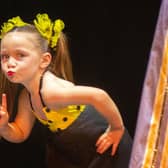 Edie Ashe taking part in the Modern Solo Under 5 years section at Portadown Dance Festival. PT18-208.