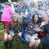 Enjoying the atmosphere at Glenarm Castle.