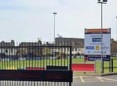 Ballymena II visit Tom Simms Memorial Park on Saturday, March 25. Image by Google