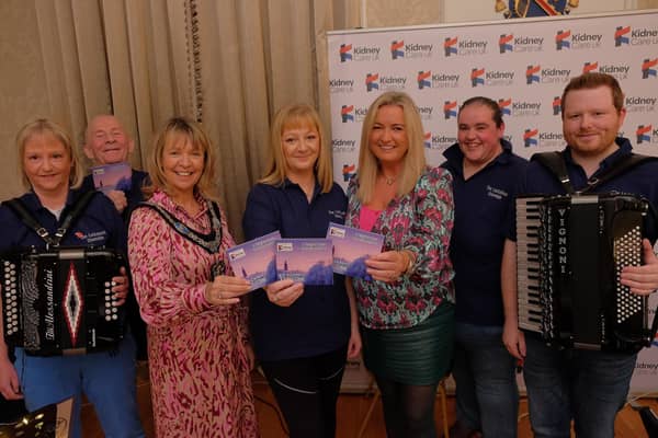 Lord Mayor of Armagh Margaret Tinsley hosts the launch of Lockdown Enemble's  Charity CD in aid of  Kidney Care UK



The Palace Armagh  
9 November 2023
CREDIT: LiamMcArdle.com