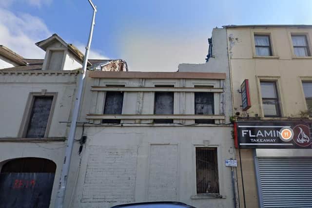 No 45 William Street, Lurgan, is going to be demolished to create an access to a new ground-floor retail unit with two upper-floor apartments and car-parking provision at the back. Credit: Google