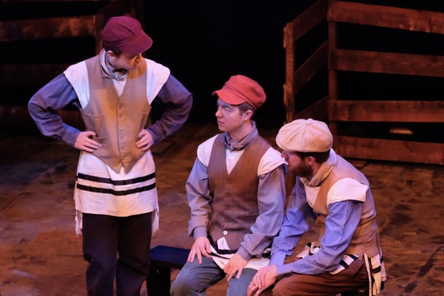 One of the scenes from Ballywillan Drama Group's Fiddler on the Roof which runs in the Riverside Theatre in Coleraine until May 4.