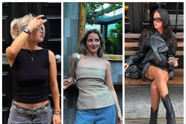 Aoife O’Farrell,  Aoife Malone and Olivia Neill are at the forefront of the thrifting revolution. Pictures: from their Instagram.