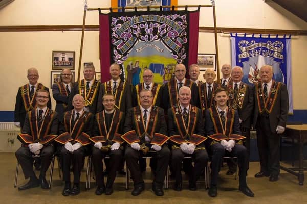 Lily of the Valley Royal Black Preceptory in Dunmurry is celebrating its 150th Anniversary with a special service on December 3. Pic credit: Lily of the Valley Royal Black Preceptory