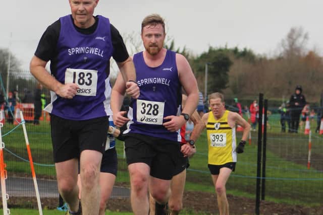James Hughes and Jonny Rowntree at the NW XC. Credit David McGaffin