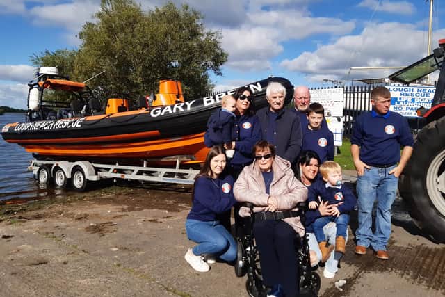 In an emotional ceremony, the £85k life boat, named Gary Breen, was officially launched in the presence of his family at Kinnego Marina on Saturday afternoon. It has been refurbished with £60k raised by his family towards the cost.
