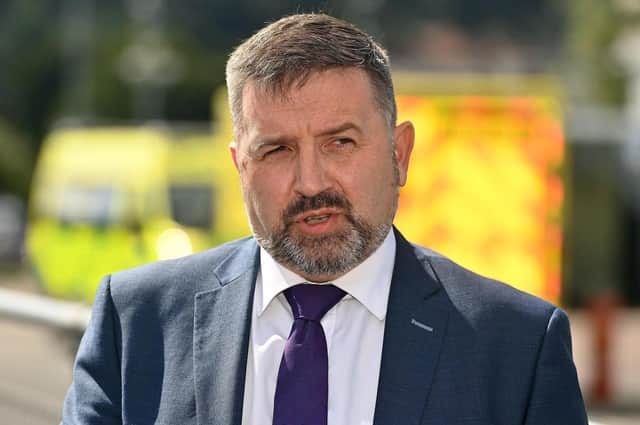 Ulster Unionist MLA Robin Swann has expressed major concerns over the deterioration in the waiting times for suspected breast cancer across the Northern Health Trust area. Credit NI World