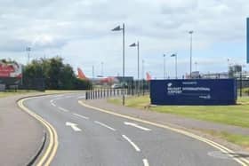 Belfast International Airport. Image: Google