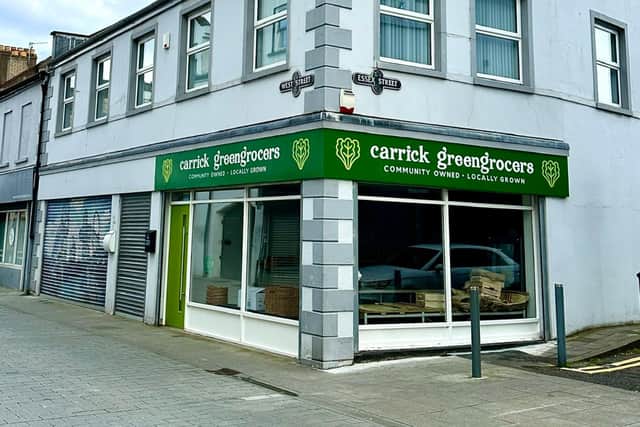 Carrick Greengrocers on West Street, Carrickfergus.  Photo: Holly McKenzie