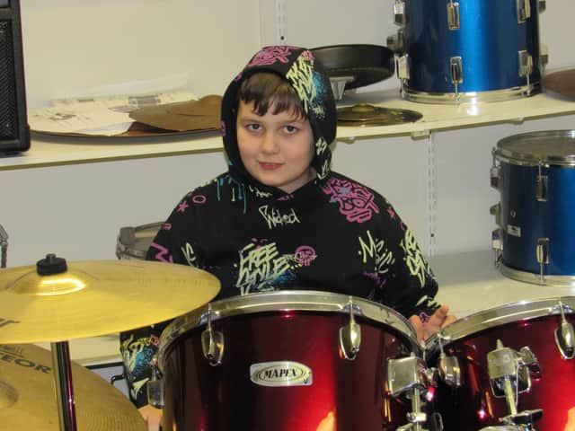 In the music department at North Coast Integrated College Open Night