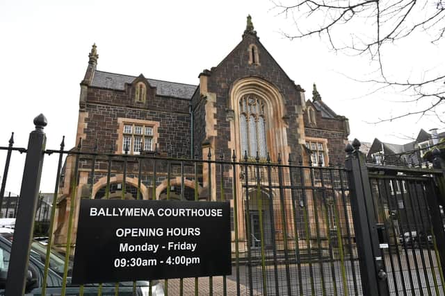 The case was heard at Antrim Magistrates Court, sitting in Ballymena. Image: Pacemaker