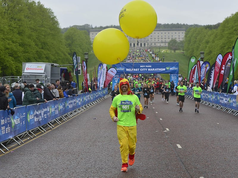 The marathon gets underway at Stormont.
