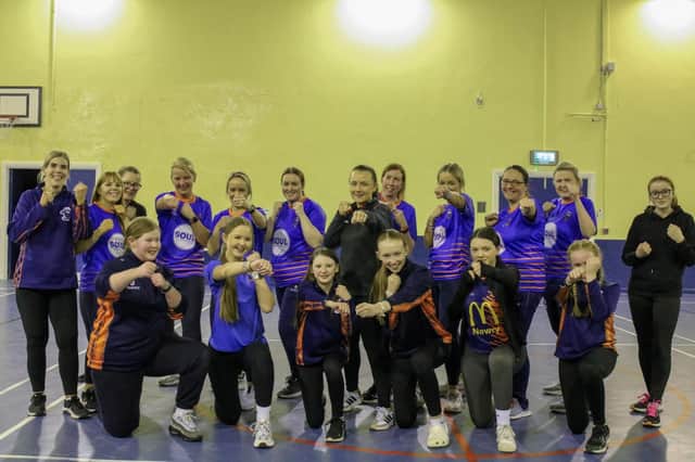 Women of all ages came together at Newry High School Sports Hall, for an empowering International Women’s Day celebration hosted by Damolly Social Women's Football Team.