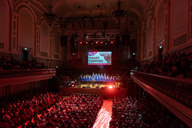 A full house as Lisburn Community Choir, Lisburn Children's Choir and special guests Barry Male Voice Choir took to the stage of the Ulster Hall
