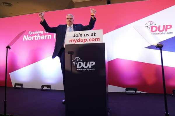 DUP leader Gavin Robinson will take a seat on the NIAC. Photo: Brian Lawless/PA Wire