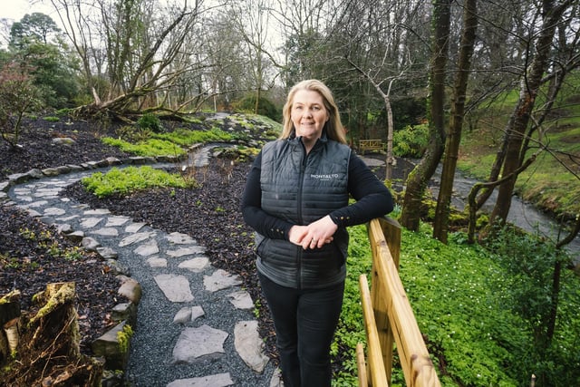 Montalto Estate head gardener Lesley Heron at the official launch of The Lost Garden Trail.